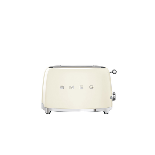 SMEG 50'S RETRO STYLE AESTHETIC 2 SLICE TOASTER - CREAM