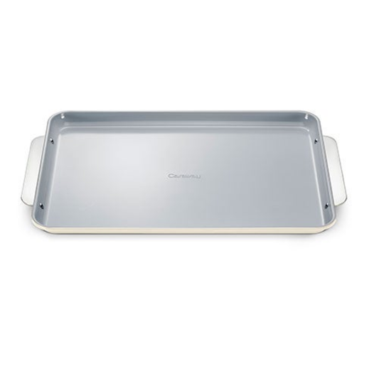 NONSTICK CERAMIC LARGE BAKING SHEET CREAM