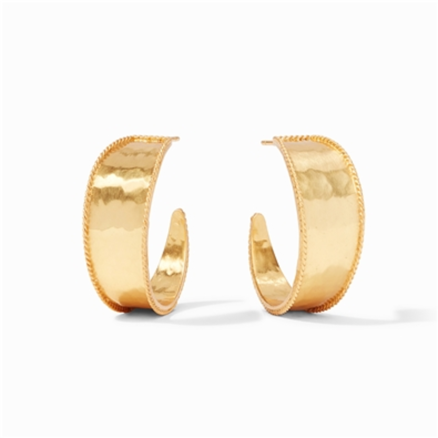 SAVOY HOOP EARRINGS, GOLD