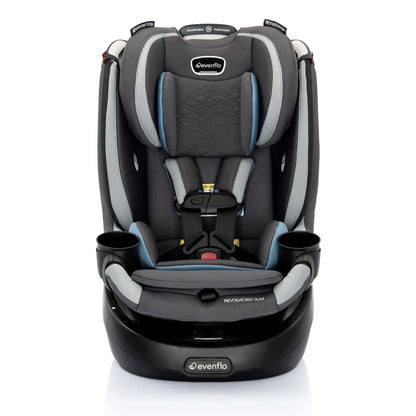 REVOLVE360 SLIM ROTATIONAL 2-IN-1 CAR SEAT W/ QUICK CLEAN COVER STOW BLUE