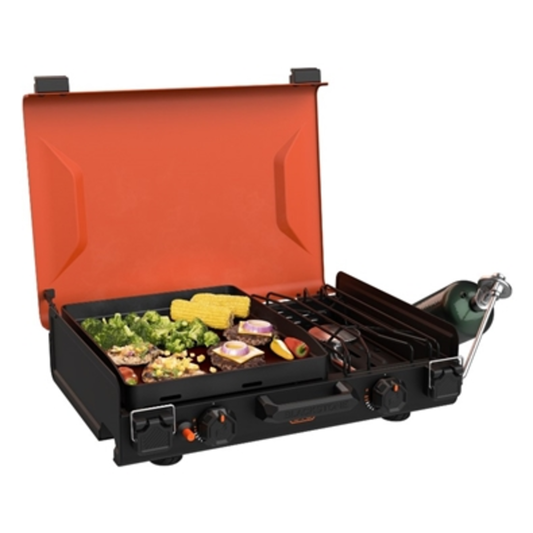 OTG GRIDDLE WITH SIDE BURNER, 14"