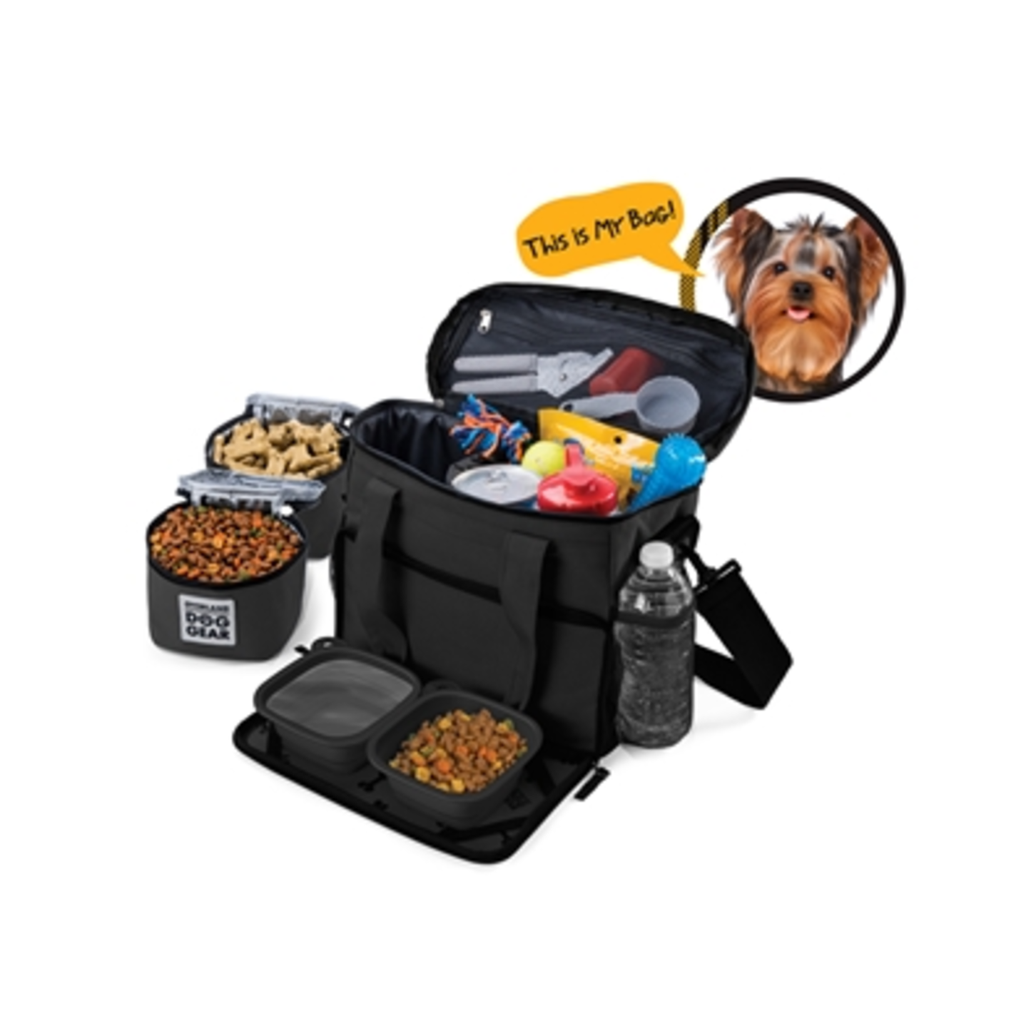WEEK AWAY BACKPACK SMALL DOGS, BLACK