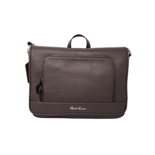 TRUE CLASIC MESSENGER BAG, BROWN, 20"