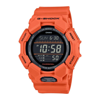 MENS GD010 LARGE LED DIGITAL WATCH ORANGE