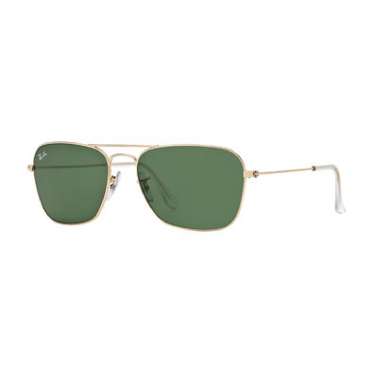 CARAVAN UNISEX NON-POLAR SUNGLASSES, GOLD FRAME/GREEN LENS, 58