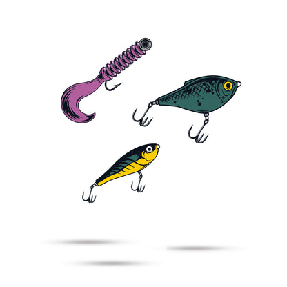 FISHING LURES BALL MARKERS - 3 PACK
