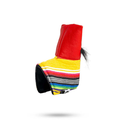 MUSTACHE SUGAR SKULL - BLADE PUTTER COVER RED