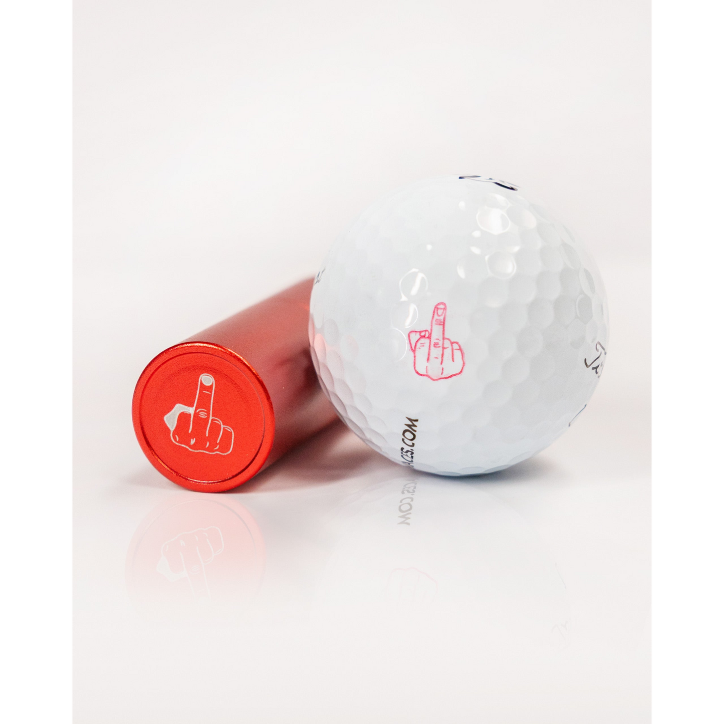 MIDDLE FINGER BALL STAMP