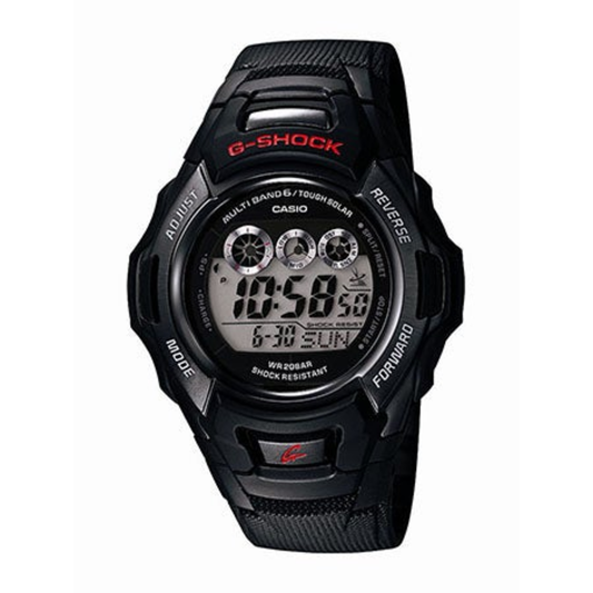G-SHOCK ATOMIC DIGITAL SPORTS WATCH BLACK CASE