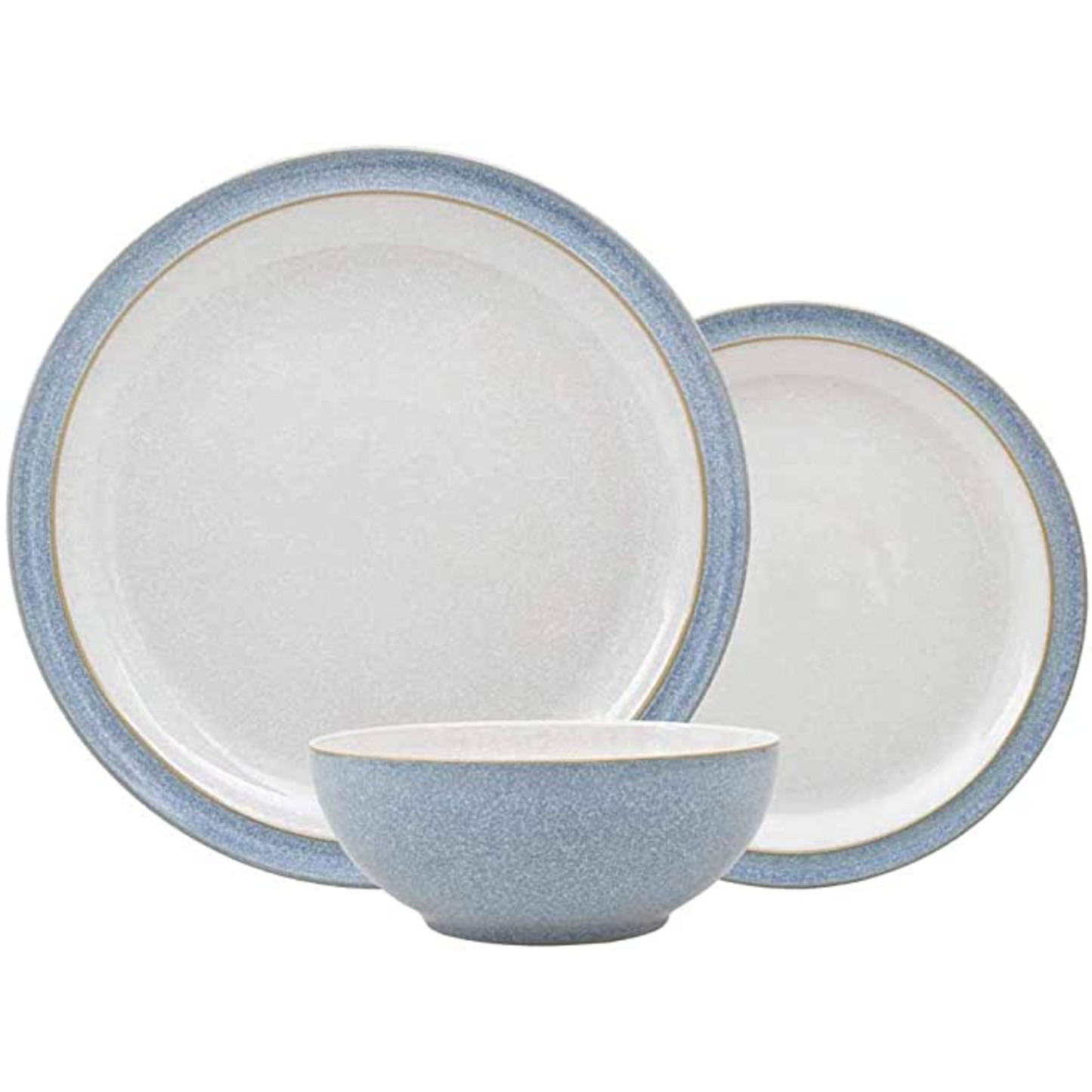 DENBY ELEMENTS BLUE 12PC DINNERWARE SET