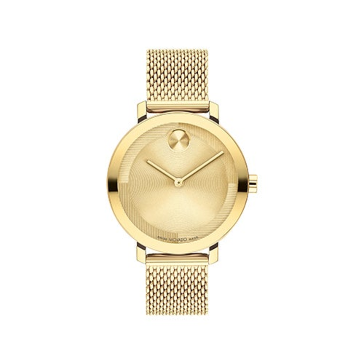 LADIES' BOLD EVOLUTION 2.0 GOLD-TONE STAINLESS STEEL MESH WATCH, GOLD DIAL