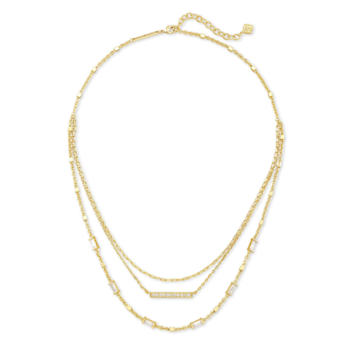 KENDRA SCOTT ADDISON TRIPLE STRAND NECKLACE