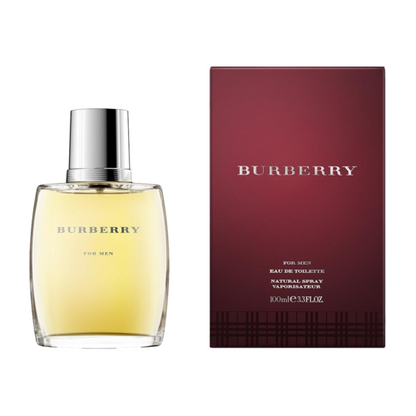 BURBERRY CLASSIC FOR MEN EAU DE TOILETTE - 3.4 FL OZ