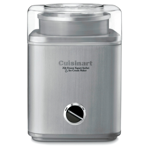 CUISINART PURE INDULGENCE 2 QUART FROZEN YOGURT-SORBET & ICE CREAM MAKER