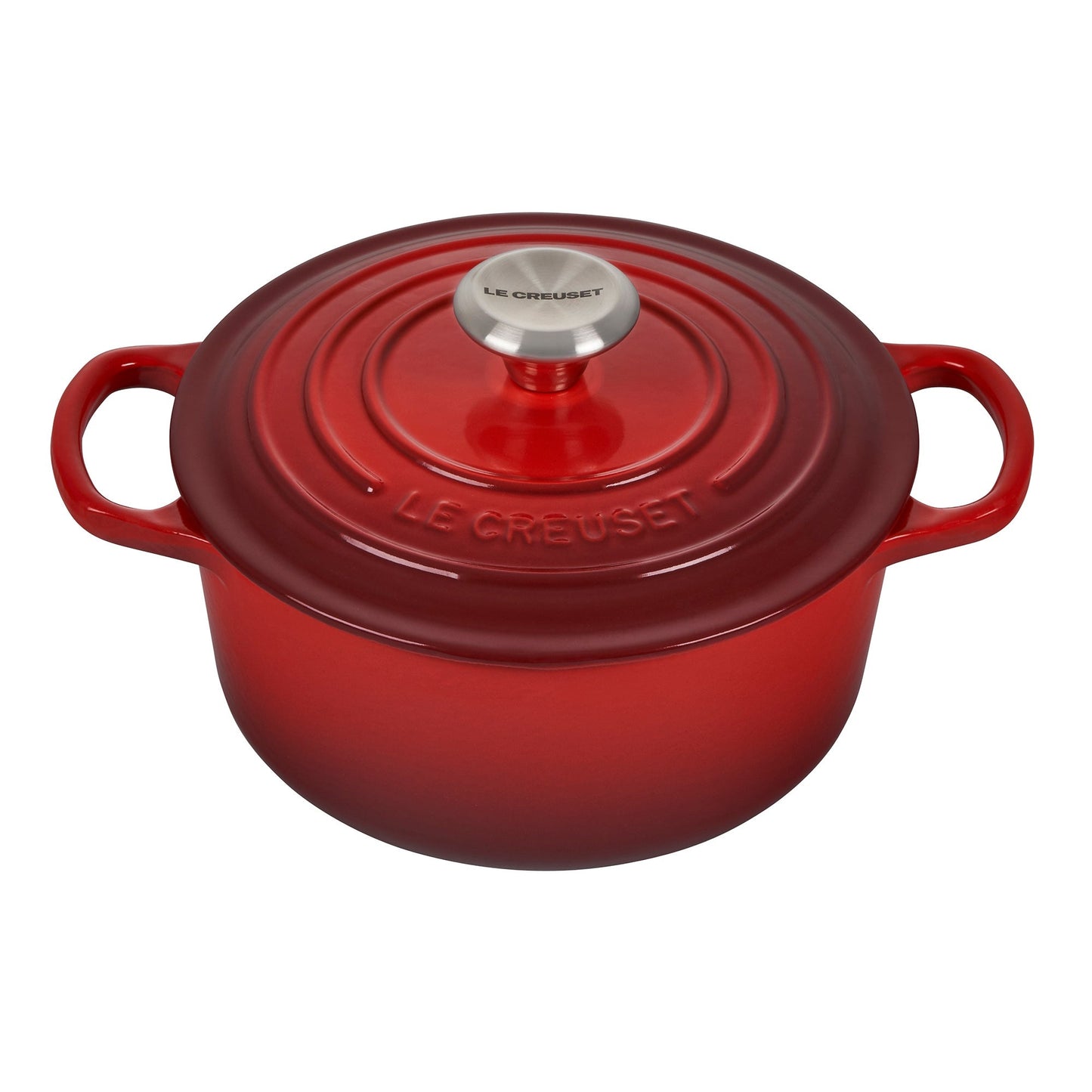 2QT SIGNATURE CAST IRON ROUND DUTCH OVEN