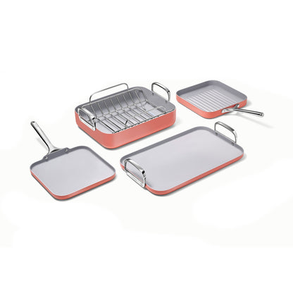 5PC SQUARE COOKWARE SET