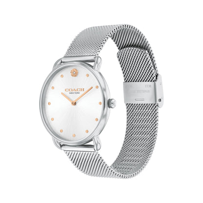 LADIES' ELLIOT STAINLESS STEEL MESH WATCH