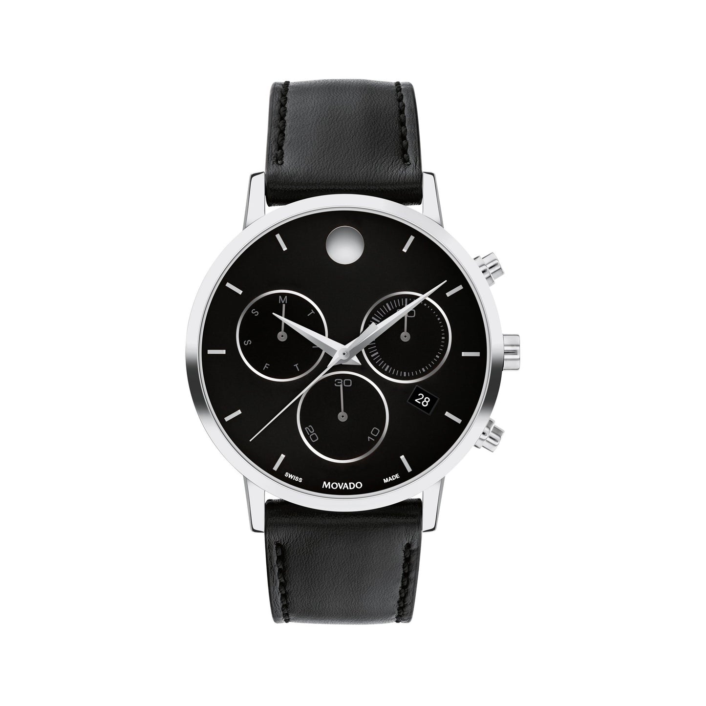 MEN'S MUSEUM CLASSIC CHRONOGRAPH LEATHER STRAP WATCH, DIAL