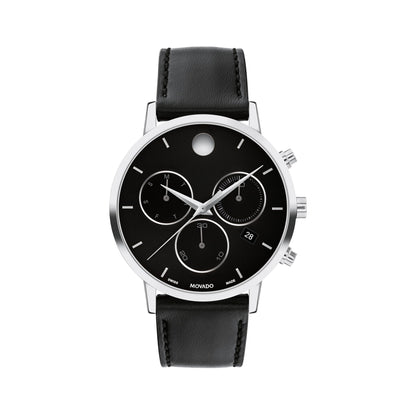 MEN'S MUSEUM CLASSIC CHRONOGRAPH LEATHER STRAP WATCH, DIAL