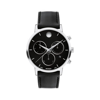 MEN'S MUSEUM CLASSIC CHRONOGRAPH LEATHER STRAP WATCH, DIAL