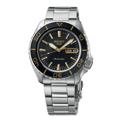 MEN'S SEIKO 5 SPORT AUTOMATIC STAINLESS STEEL WATCH, DIAL