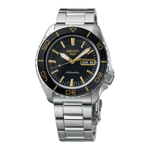 MEN'S SEIKO 5 SPORT AUTOMATIC STAINLESS STEEL WATCH, DIAL