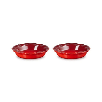 SET OF 2 HERITAGE PIE DISHES