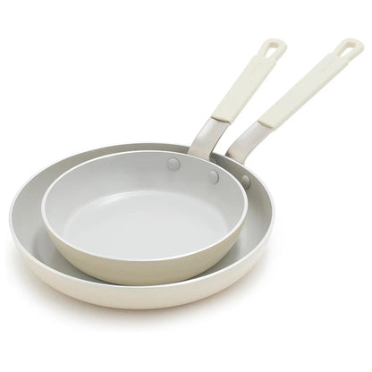 CERAMIC NONSTICK ALUMINUM 2PC FRYPAN SET