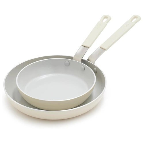 CERAMIC NONSTICK ALUMINUM 2PC FRYPAN SET
