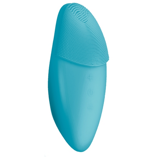 SONIC FACIAL BRUSH MASSAGER, AQUA
