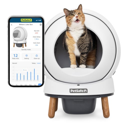 SCOOPFREE SMARTSPIN SELF-CLEANING LITTER BOX