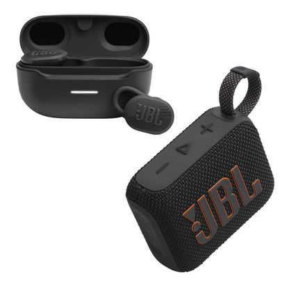 ENDURANCE RACE 2 TRUE WIRELESS EARBUDS W/ GO 4 BLUETOOTH SPEAKER BLACK