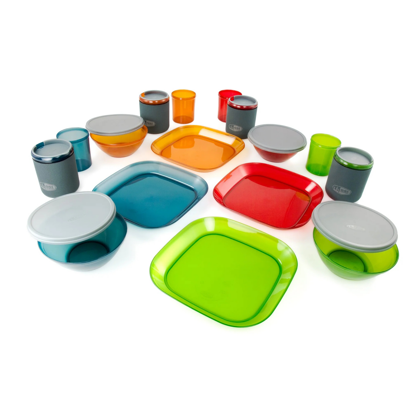 GSI OUTDOORS INFINITY 4 PERSON DELUXE TABLE SET - MULTICOLOR