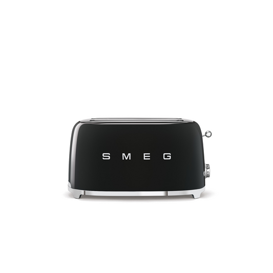 SMEG 50'S RETRO STYLE AESTHETIC 4 SLICE TOASTER - BLACK