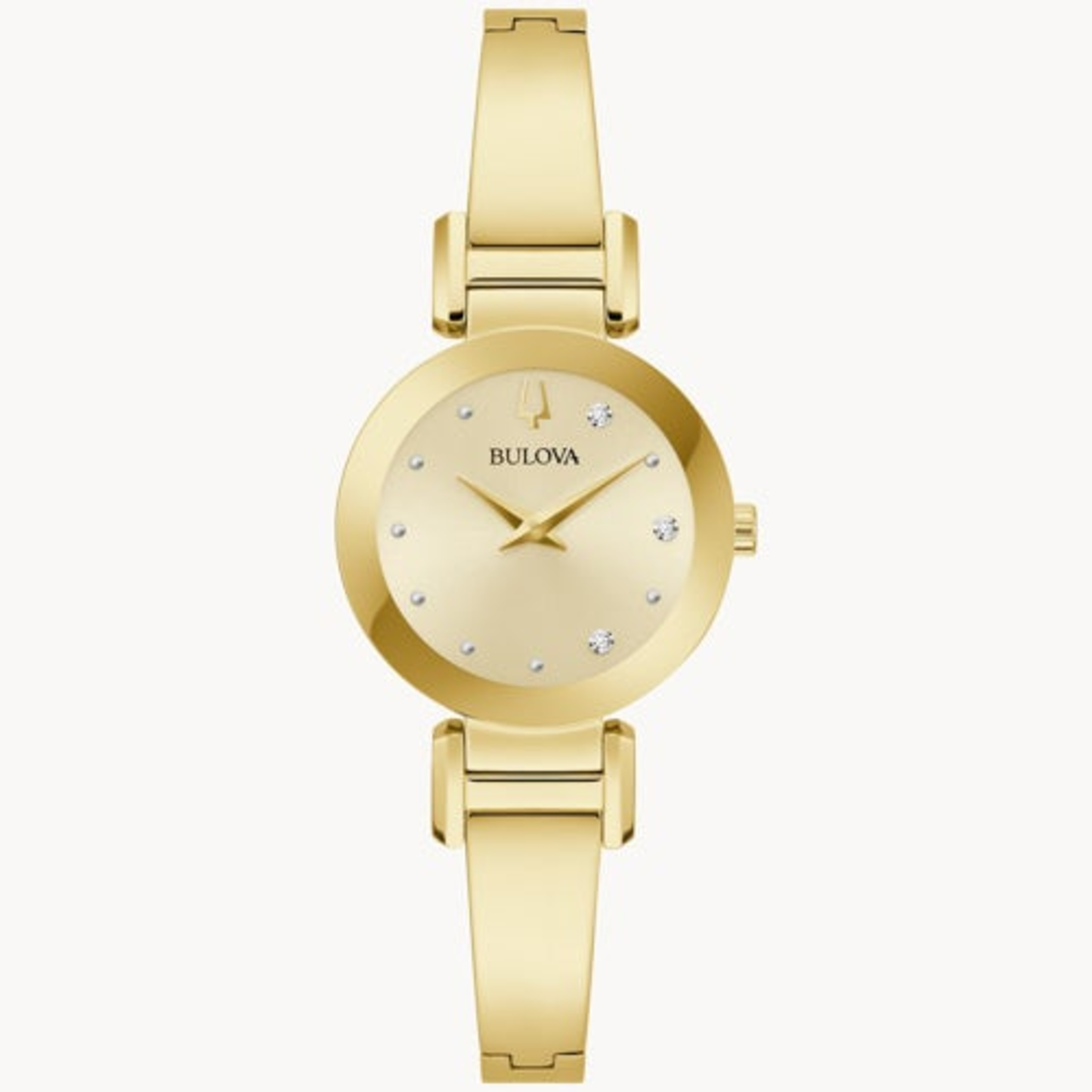 LADIES' MODERN MARC ANTHONY GOLD-TONE STAINLESS STEEL WATCH, CHAMPAGNE DIAL