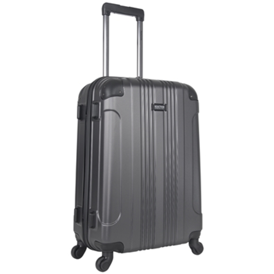 OUT OF BOUNDS HARD SIDE SPINNER SUITCASE, CHARCOAL, 24"