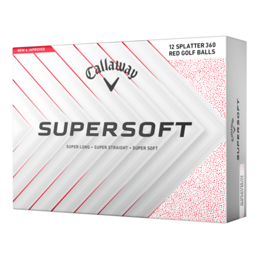 CALLAWAY SUPERSOFT SPLATTER 360 GOLF BALLS