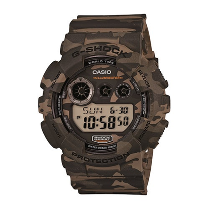 MENS G-SHOCK DIGITAL WATCH CAMOUFLAGE