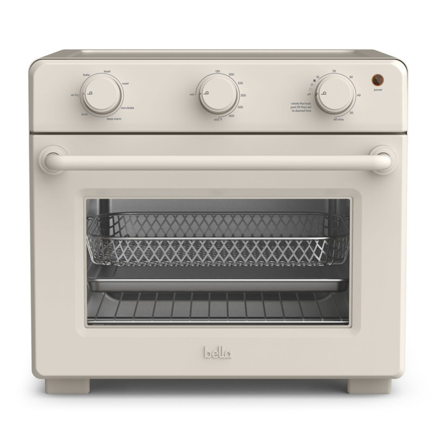 6 SLICE TOASTER OVEN WITH AIR FRYER - (OATMILK)