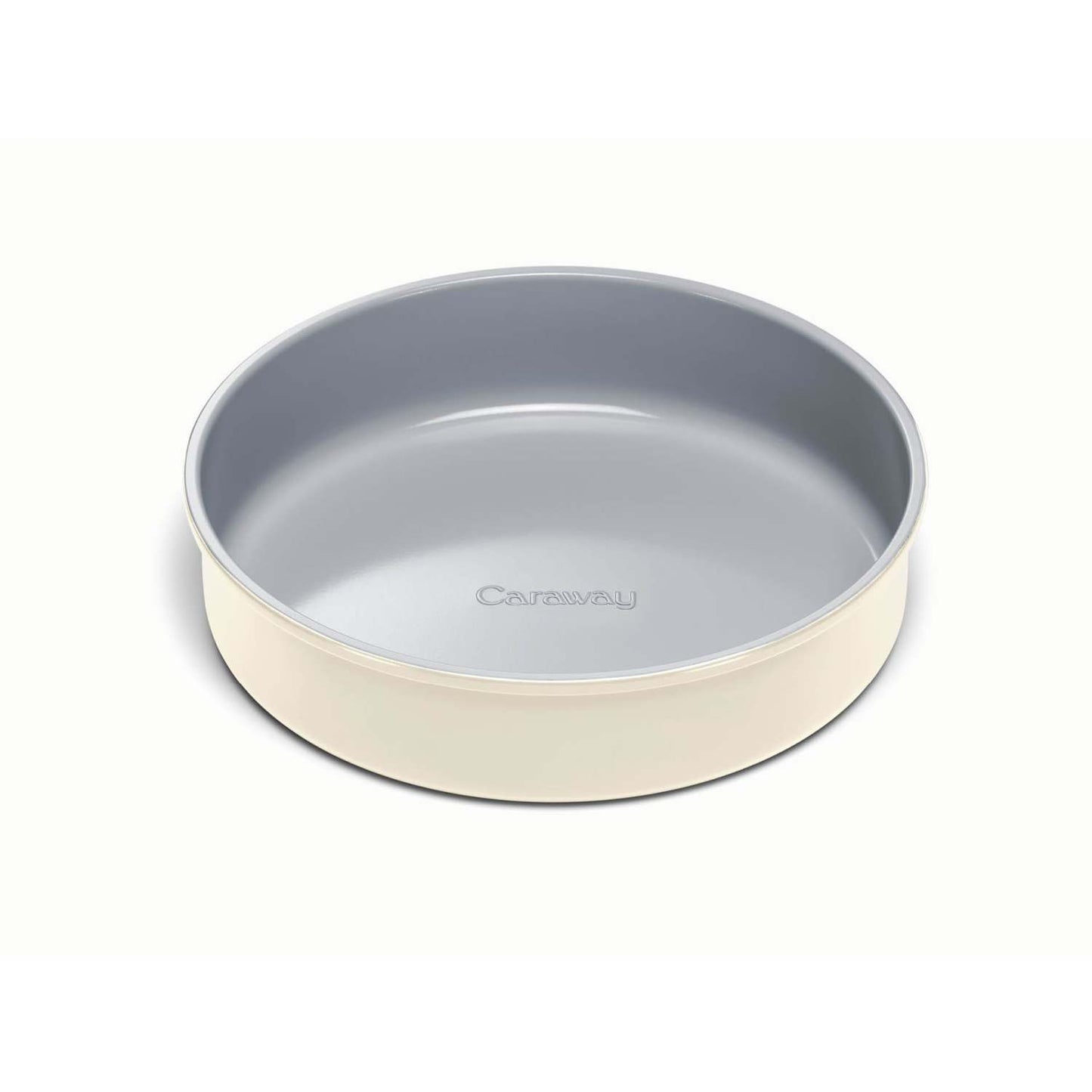 NONSTICK CERAMIC CIRCLE PAN CREAM
