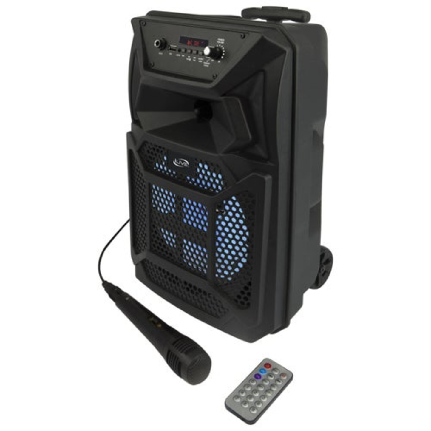 WIRELESS TAILGATE PARTY SPEAKER W/ MICROPHONE