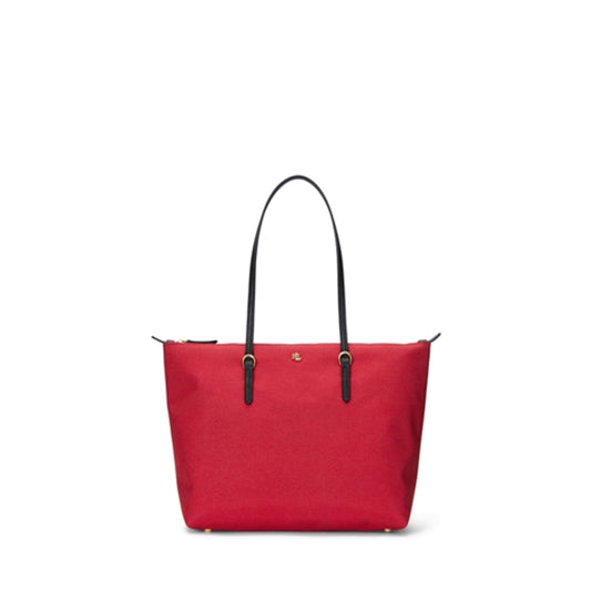 KEATON 26 NYLON TOTE MEDIUM, FESTIVE RED/BLACK