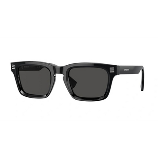 MENS NON POLARIZED  RECTANGLE SUNGLASSES, BLACK/GREY, 51