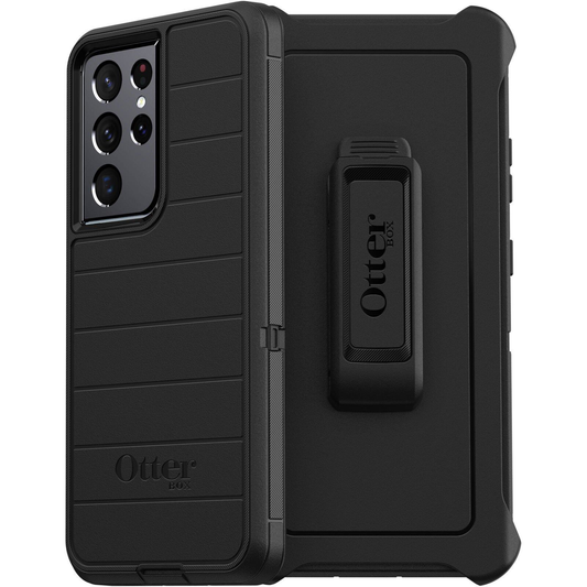 OTTERBOX SAMSUNG GALAXY S21 ULTRA 5G DEFENDER PRO SERIES CASE - BLACK
