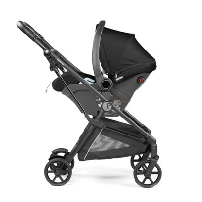 PRIMO VIAGGIO LOUNGE ON WHEELS CAR SEAT & CHASSIS TRUE BLACK