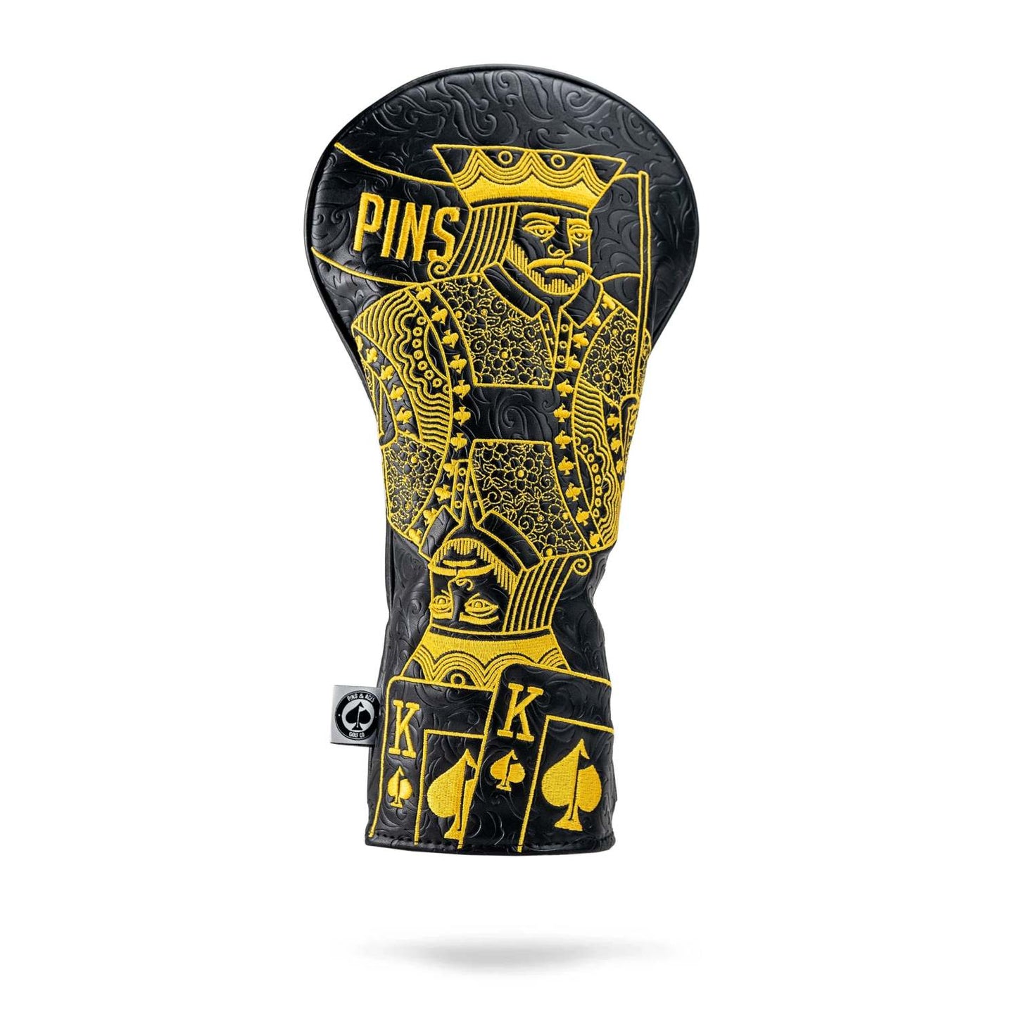 BLACK/GOLD KING OF SPADES - DRIVER COVER