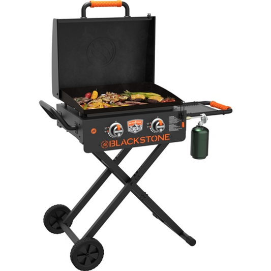 SCISSOR CART GRIDDLE W/HOOD, 22"