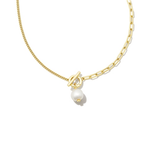 LEIGHTON CHAIN NECKLACE, GOLD