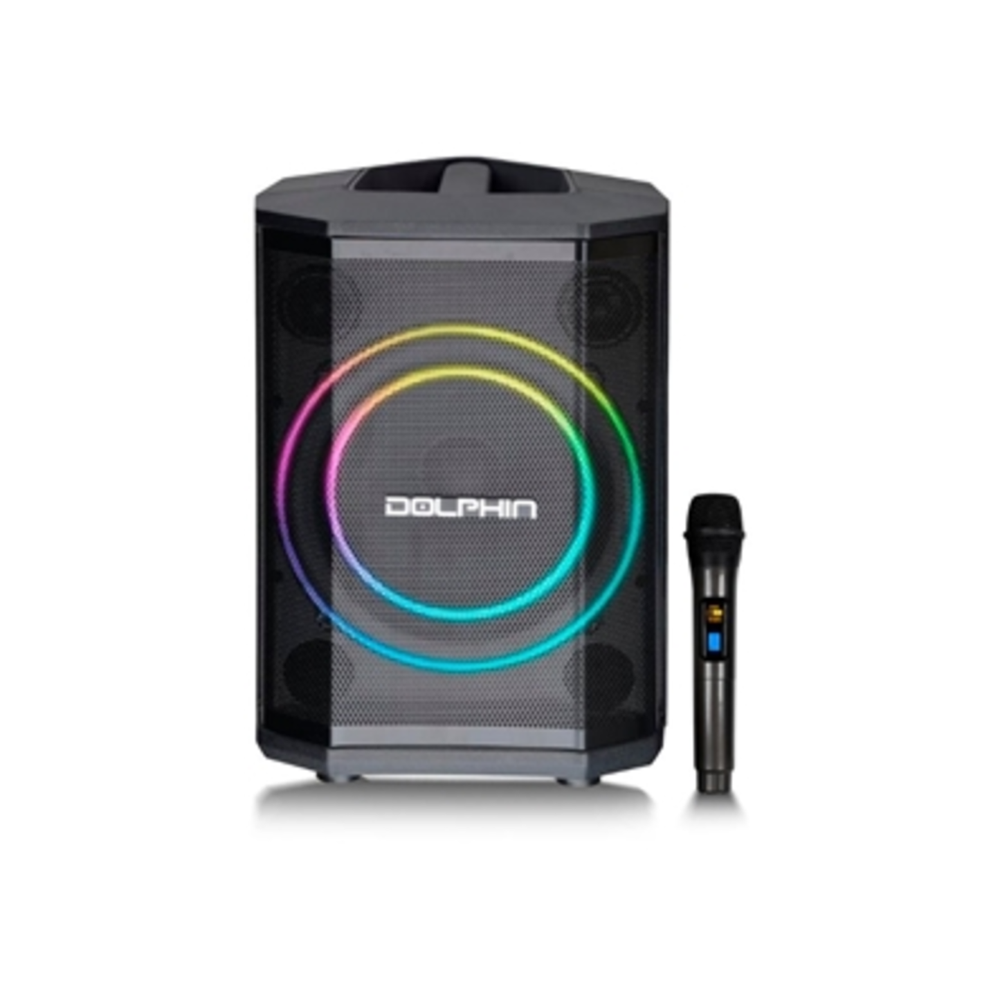 PORTABLE HIGH POWER SPEAKER, BLACK, 8"