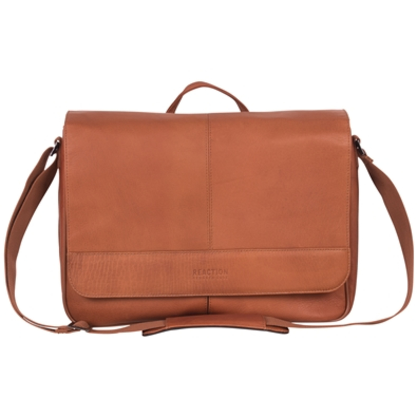 FLAP OVER MESSENGER BAG, COGNAC